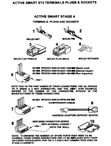 Terminals / Plugs / Sockets parts for  Bottom-Mount Refrigerator E522BRXFD from AppliancePartsPros.com