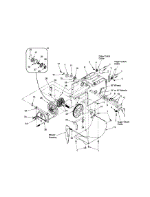 Drive & Auger Clutch Cables / Wheels parts for Mtd Gas Snowblower E600E from AppliancePartsPros.com