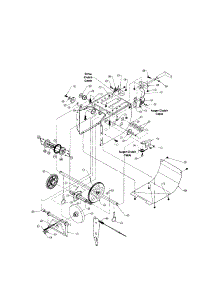 Frame Assembly parts for Mtd Gas Snowblower E610E from AppliancePartsPros.com