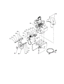Engine And V-Belts (E600e, E610e) parts for Mtd Gas Snowblower E660G from AppliancePartsPros.com