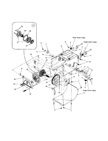 Frame Assembly parts for Mtd Gas Snowblower E6C0F from AppliancePartsPros.com