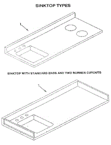 Standard Stainless Steel Sinks parts for Dwyer Range E72SCR from AppliancePartsPros.com