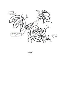 Augers / Impeller parts for Snapper Gas Snowblower E9266 from AppliancePartsPros.com