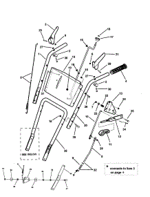 Handles / Controls (Model 8246) parts for Snapper Gas Snowblower E9266 from AppliancePartsPros.com