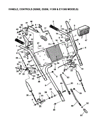 Handles / Controls parts for Snapper Gas Snowblower E9266 from AppliancePartsPros.com