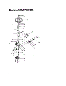 Gear / Pulley / Upper Housing parts for Mtd Gas Walk-Behind Mower E970-E979 from AppliancePartsPros.com