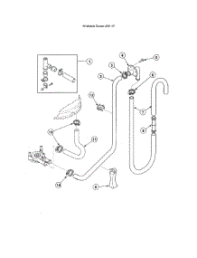 Hoses / Siphon Break Kit parts for Alliance Washer EA2020LA from AppliancePartsPros.com