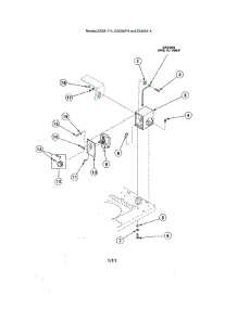 Timer / Case / Plate parts for Alliance Washer EA2021LA from AppliancePartsPros.com