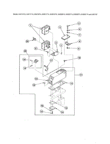Timer / Meter Case / Service Door parts for Alliance Washer EA2110LA from AppliancePartsPros.com