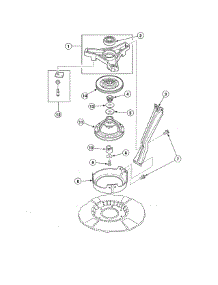 Bearing Housing / Brake / Pulley parts for Alliance Washer EA2210LA from AppliancePartsPros.com
