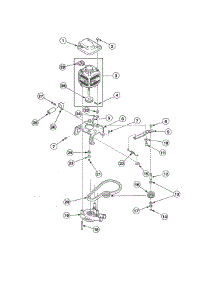 Motor / Belt / Pump / Idler parts for Alliance Washer EA2520LA from AppliancePartsPros.com