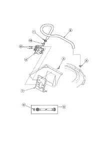 Fill Hose / Mounting Bracket parts for Alliance Washer EA2521WA from AppliancePartsPros.com