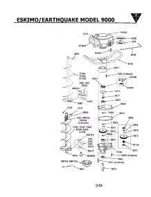 Hole Digger Assembly - Model 9000 parts for Earthquake Hole Digger EA8F from AppliancePartsPros.com