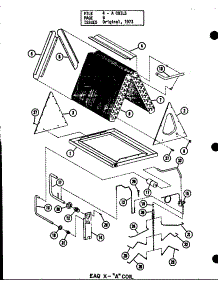 Eaq X - "A" Coil (Eaq48x / P54919-9C) (Eaq60x / P54919-8C) parts for Amana Central Air Conditioner EAF18CT/P54920-1C from AppliancePartsPros.com