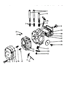 Carburetor Assembly parts for Realcraft Gas Chainsaw EAGER BEAVER 3.7 from AppliancePartsPros.com
