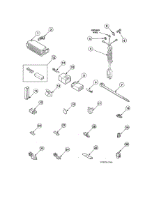 Power Cord / Terminals parts for Alliance Washer EAJ921LA from AppliancePartsPros.com
