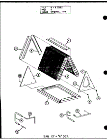 Eaq Ct - "A" Coil (Eaq18ct / P54919-1C) (Eaq24ct / P54919-2C) (Eaq30ct / P54919-3C) (Eaq36ct / P54919-5C) parts for Amana Central Air Conditioner EAQ60X/P54919-8C from AppliancePartsPros.com