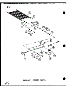 Auxiliary Heater Parts (Ebac24 / P55895-2) (Ebac29 / P55895-2) (Ebac24 / P55895-1) (Ebac29 / P55895-1) parts for Amana Central Air Conditioner EBAC24/P55895-1 from AppliancePartsPros.com