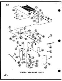 Control And Heater Parts (Vbc18ct-1J / P54878-19C) (Vbc23ct-1J / P54878-20C) (Vbc30ct-1W / P55572-1C) (Vbc35ct-1W / P55572-2C) (Vbc30ct-1J / P54878-21C) (Vbc35ct-1J / P54878-22C) parts for Amana Central Air Conditioner EBAC24/P55895-1 from AppliancePartsPros.com