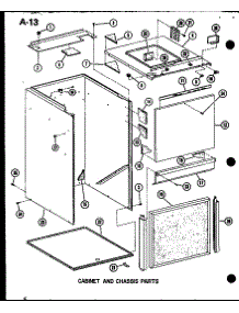 Cabinet And Chassis Parts (Ebac2400m / P55572-30C) (Ebac2410m / P55572-32C) (Ebac2900m / P55572-34C) (Ebac2910m / P55572-36C) parts for Amana Central Air Conditioner EBAC29/P55895-2 from AppliancePartsPros.com