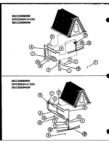 (Ebcc2400mbm / 9846201C) (Ebcc3000mbm / P9846202c) (Ebcc2400mdm / P9846204c) (Ebcc3000mdm / P9846205c) parts for Amana Central Air Conditioner EBCC2400MBM/9846201C from AppliancePartsPros.com