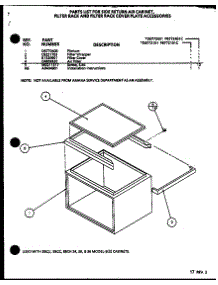 Side Return Air Cabinet (D6772401 / P6772401c) parts for Amana Central Air Conditioner EBCC3600MBM/P9846203C from AppliancePartsPros.com