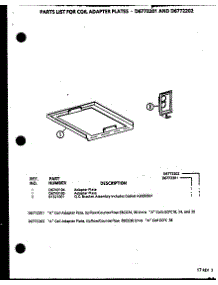 (D6772201) (D6772202) parts for Amana Central Air Conditioner EBCU2410MB/P6752101C from AppliancePartsPros.com