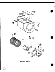 Blower Parts (Ebcu2410mc / P6752109c) (Ebcu3610mc / P6752110c) (Ebcu2410md / P6752111c) (Ebcu3610md / P6752112c) parts for Amana Central Air Conditioner EBCU2410MC/P6752109C from AppliancePartsPros.com