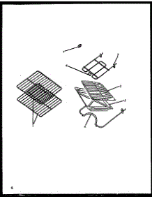 Racks / Elements parts for Caloric Electric Range EBE26CB-P1142410NL from AppliancePartsPros.com