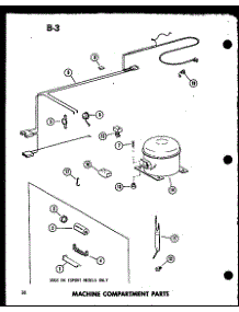 Machine Compartment Parts (Ec19f-C / P60330-67Wc) (Ec19f-Ag / P60330-67Wg) (Ec19f / P60330-67W) (Ec19f-A / P60330-67Wa) (Ec19f-L / P60330-67Wl) (Ec28f-C / P60330-69Wc) (Ec28f / P60330-69W) (Ec28f-A / P60330-69Wa) (Ec28f-L / P60330-69Wl) (Ec28f-Ag / P60330-69Wg) parts for Amana Chest Freezer EC28F/P60330-69W from AppliancePartsPros.com