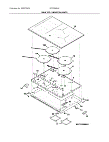 Main Top / Induction Units parts for Electrolux Cooking ECCI3068AS from AppliancePartsPros.com