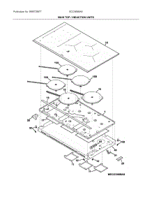 Main Top / Induction Units parts for Electrolux Electric Cooktop ECCI3668AS from AppliancePartsPros.com