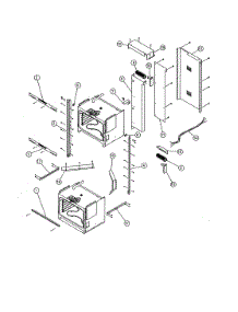 Double Oven Case Assembly parts for Dacor Electric Wall Oven ECD230SCH208V from AppliancePartsPros.com