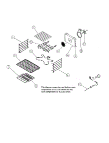 Convection Oven Components parts for Dacor Electric Wall Oven ECD230SCH208V from AppliancePartsPros.com