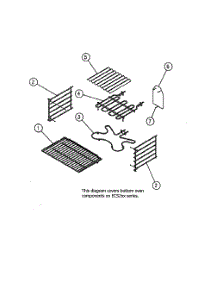 Non-Convection Oven Components parts for Dacor Electric Wall Oven ECD230SCH208V from AppliancePartsPros.com