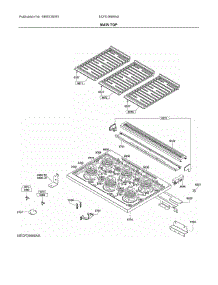 Main Top parts for Electrolux Range ECFD3668AS from AppliancePartsPros.com