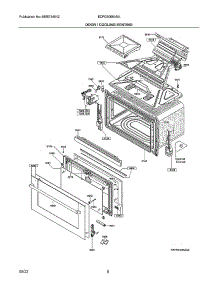 Door / Cooling-Venting parts for Electrolux Gas Range ECFG3068ASA from AppliancePartsPros.com