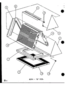 Efch - "B" Coil (Ecfh42aumb / P9918507c) (Ecfh48aumb / P9918508c) (Ecfh60aumb / P9918509c) parts for Amana Central Air Conditioner ECFH60AUMAC/P9918506C from AppliancePartsPros.com