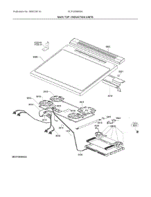 Main Top / Induction Units parts for Electrolux Electric Range ECFI3068ASA from AppliancePartsPros.com