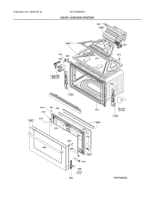 Door / Cooling-Venting parts for Electrolux Electric Range ECFI3068ASA from AppliancePartsPros.com