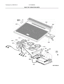 Main Top  /  Induction Units parts for Electrolux Electric Range ECFI3668ASA from AppliancePartsPros.com