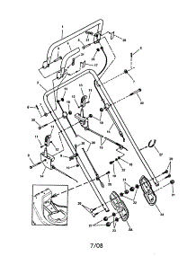 Handles / Controls parts for Snapper Gas Walk-Behind Mower ECLP21551HV from AppliancePartsPros.com