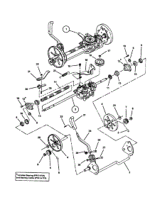 Transmission parts for Snapper Gas Walk-Behind Mower ECLP21551HV from AppliancePartsPros.com