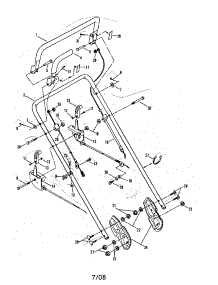Handle / Control parts for Snapper Gas Walk-Behind Mower ECLP21650RV from AppliancePartsPros.com