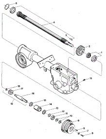 Drive Shaft & Input Pinion Shaft parts for Troy-Bilt Rear-Tine Tiller ECONO HORSE #E9434 AND UP from AppliancePartsPros.com