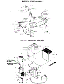 Starter Assembly parts for Troy-Bilt Rear-Tine Tiller ECONO HORSE #E9434 AND UP from AppliancePartsPros.com