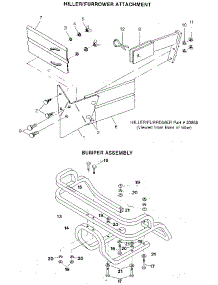 Furrow And Bumper parts for Troy-Bilt Rear-Tine Tiller ECONO HORSE #E9434 AND UP from AppliancePartsPros.com