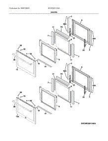 Doors parts for Electrolux Range Hood ECWD3011ASA from AppliancePartsPros.com