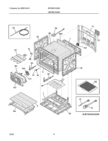 Upper Oven parts for Electrolux Range Hood ECWD3012ASB from AppliancePartsPros.com