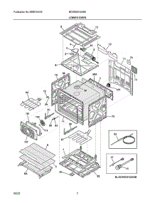Lower Oven parts for Electrolux Range Hood ECWD3012ASB from AppliancePartsPros.com